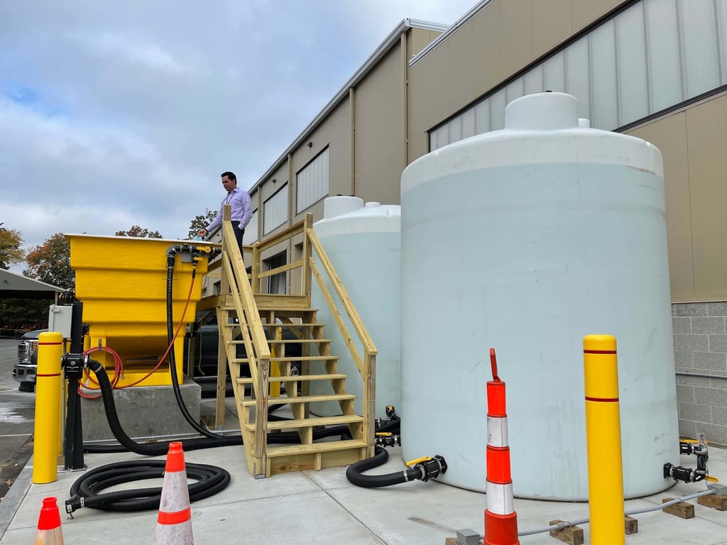 Andover DPW Using Salt Brine as Pretreatment for Roads to Reduce Ice