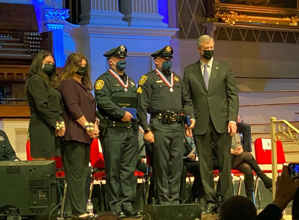 Pepperell Police Officers Awarded Medal of Valor at Annual L
