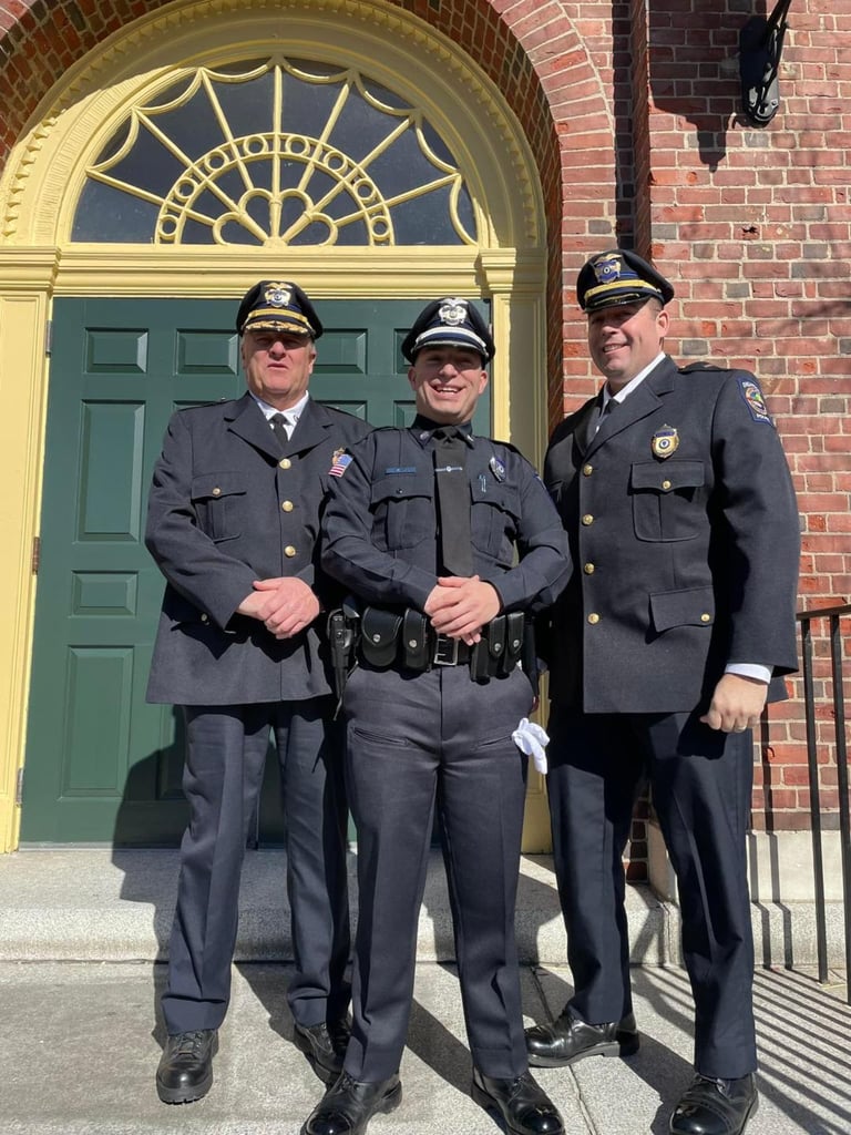 Dighton Police Department New Officer Upon Academy Graduation