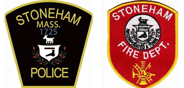 Stoneham police, fire patches