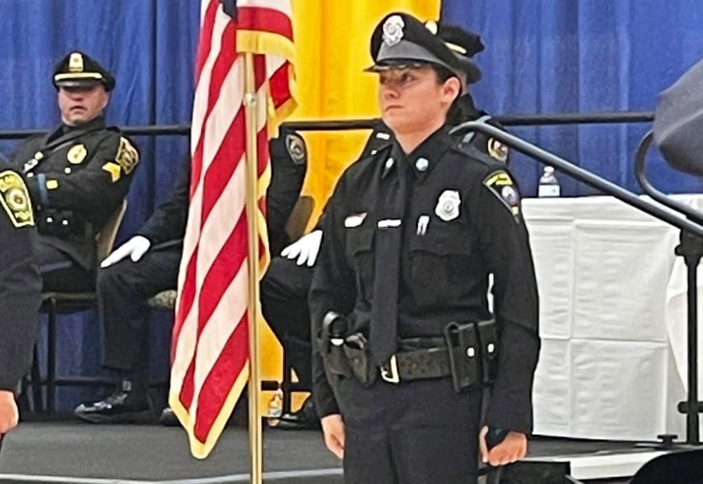 West Newbury Police Department Officer Jessica Eng Upon Graduation from NECC Police