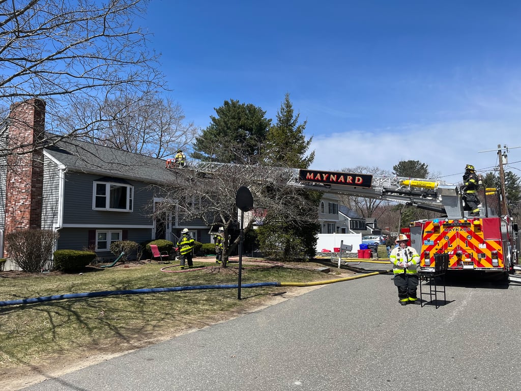 Maynard Fire Department Extinguishes TwoAlarm Fire John Guilfoil