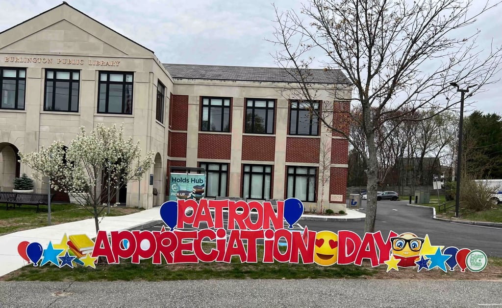 Burlington Public Library Participates in Patron Appreciation Day John Guilfoil Public