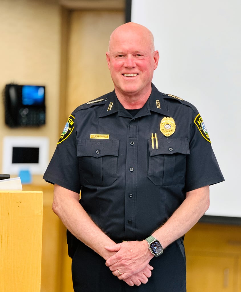 James Cogan Appointed Chief of Acton Police Department John Guilfoil