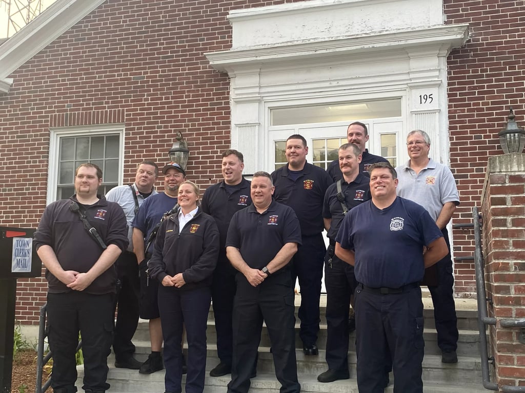 *PHOTOS* Members of Maynard Police and Fire Departments Receive Life