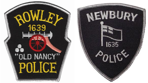 Patches for Rowley, Newbury police departments