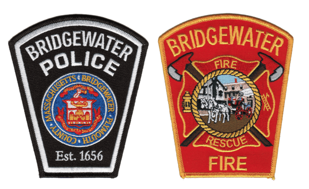 Bridgewater Police, Bridgewater Fire badges