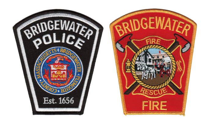 Bridgewater Police, Bridgewater Fire badges