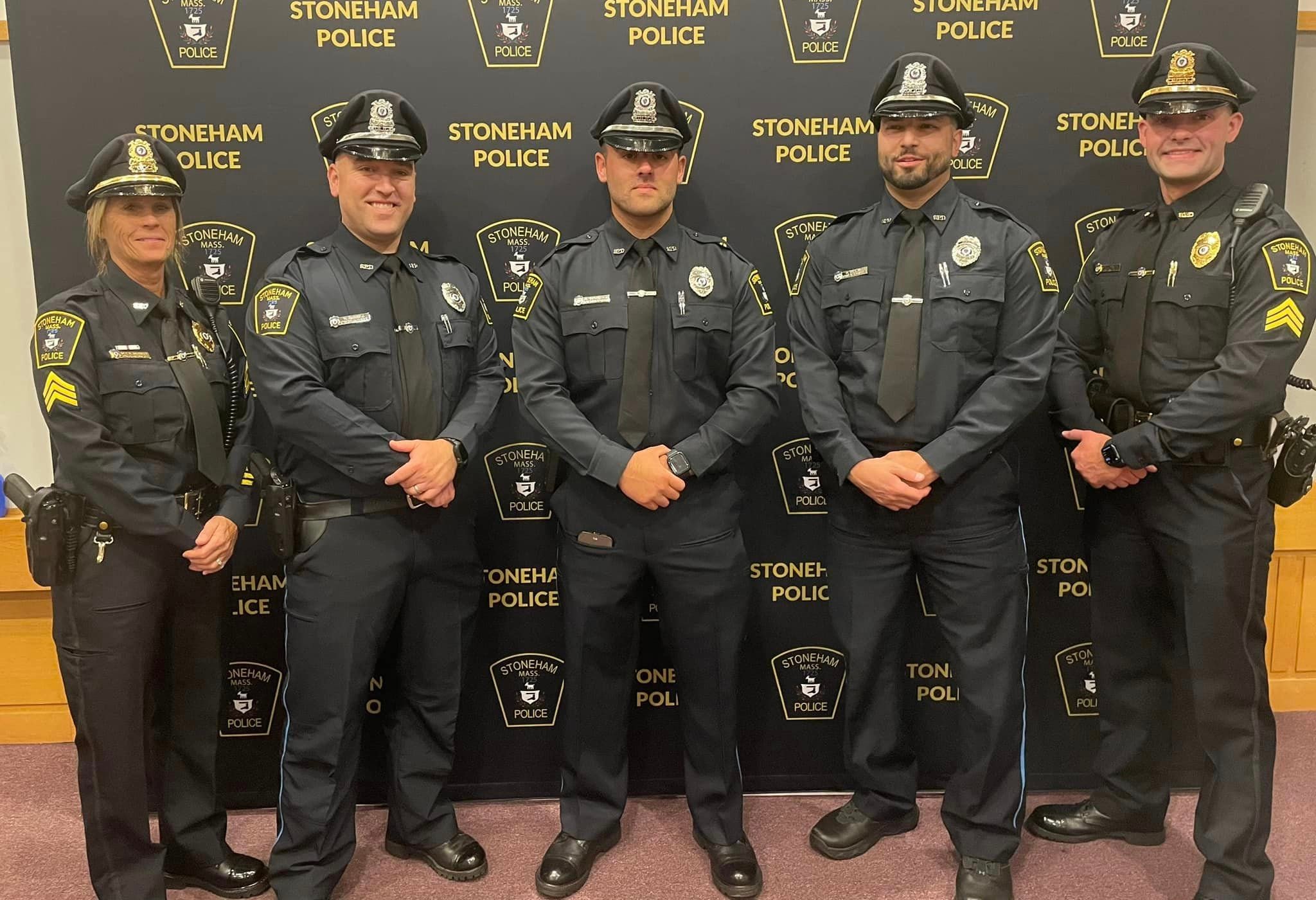 Stoneham Police Department Promotes, Swears In Officers John Guilfoil