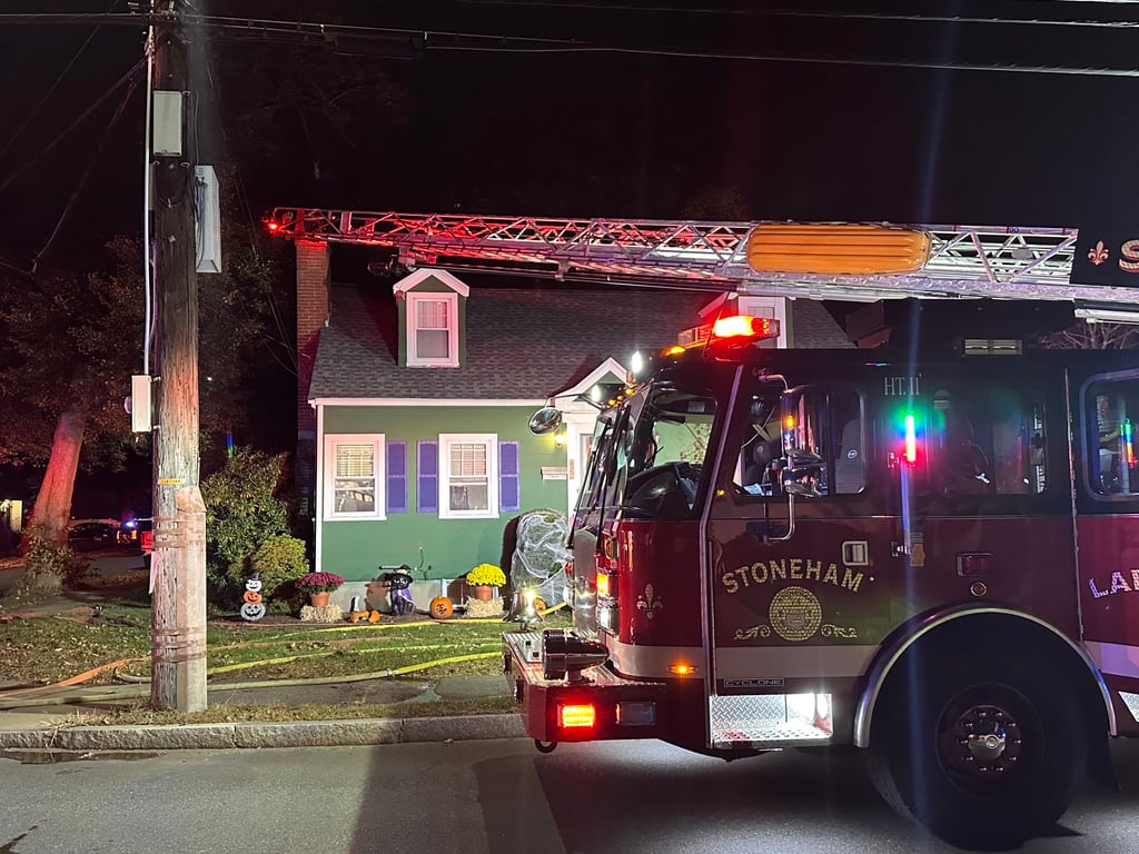 Stoneham Fire Department Extinguishes House Fire Last Night John
