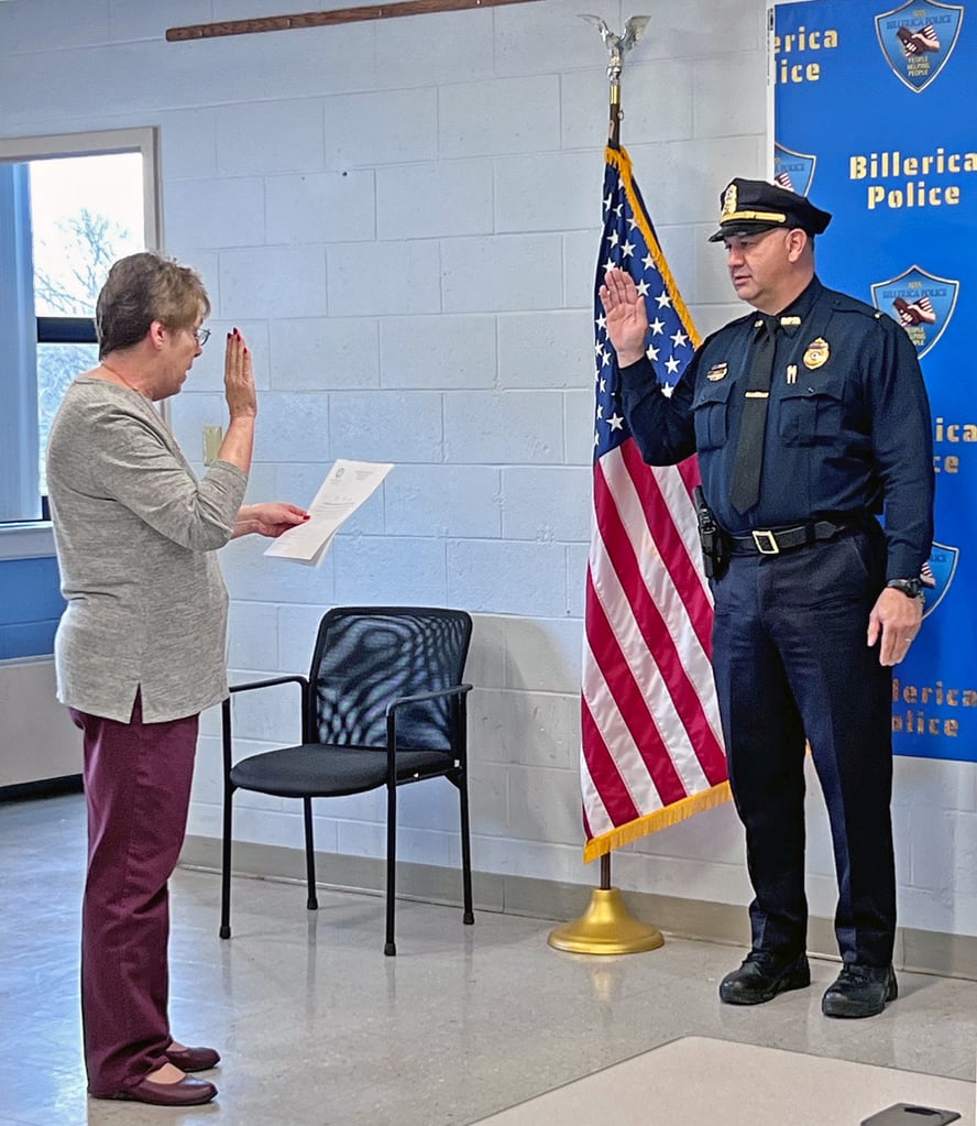 Billerica Police Department Promotes Sergeant John Zarro to Lieutenant -  John Guilfoil Public Relations LLC