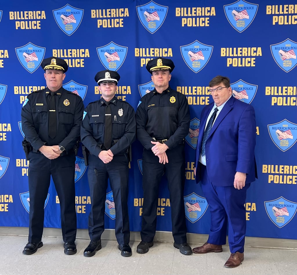 Billerica Police Department New Officer John Guilfoil Public