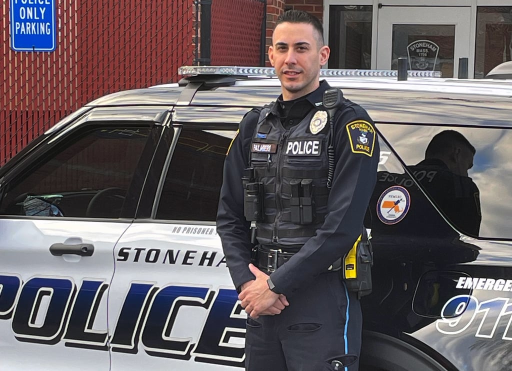 Stoneham Police Department Names Officer Nicholas Palmieri Officer of