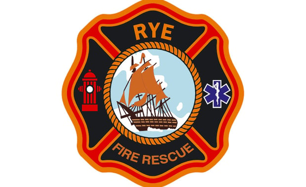 Rye Fire Department badge horizontal