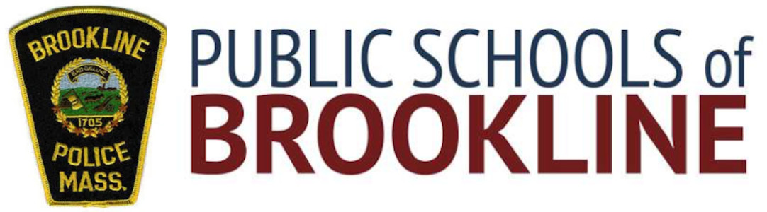 Patches: Brookline Police Department; Public Schools of Brookline