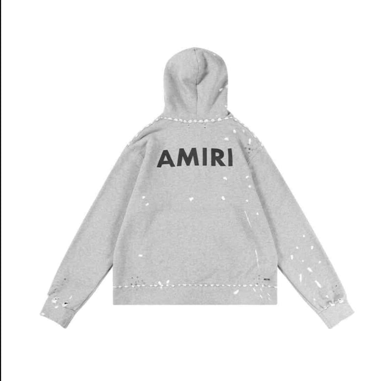 Amiri hoodie (ash) color 2