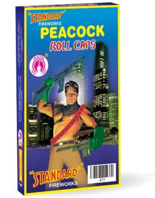 Peacock Roll Caps