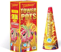 Tower Pots - Gold
