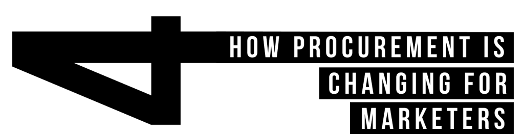 How procurement is changing for marketers