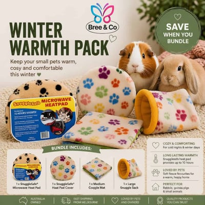 Winter Warmth Pack for Guinea Pigs, Rabbits and Small Animals