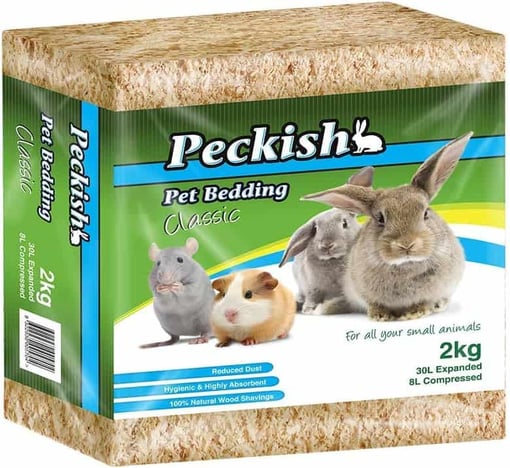 Image result for Natural Wood Shavings - 30L Pet Bedding for Guinea Pigs & Rabbits ...