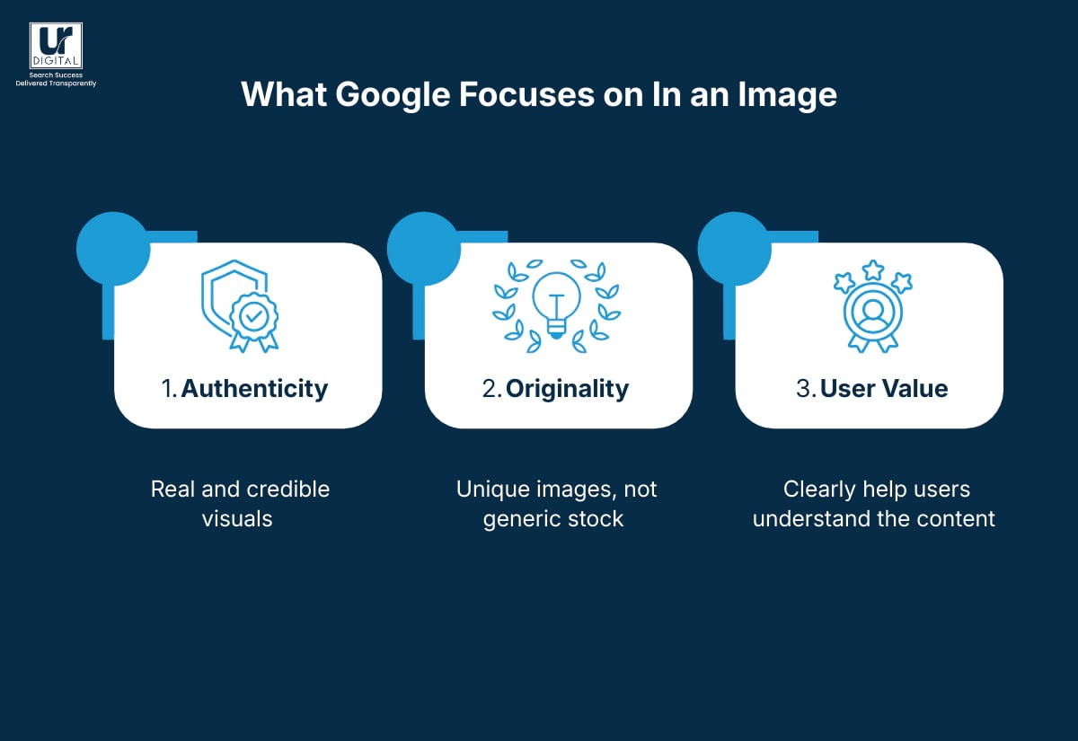 What Google focuses on in an image blog image