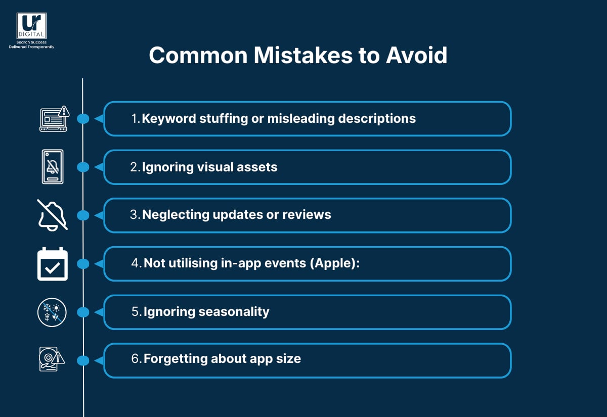 an image showing most common mistakes make and which ones they must avoid.