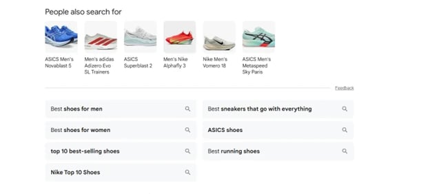 google related search example