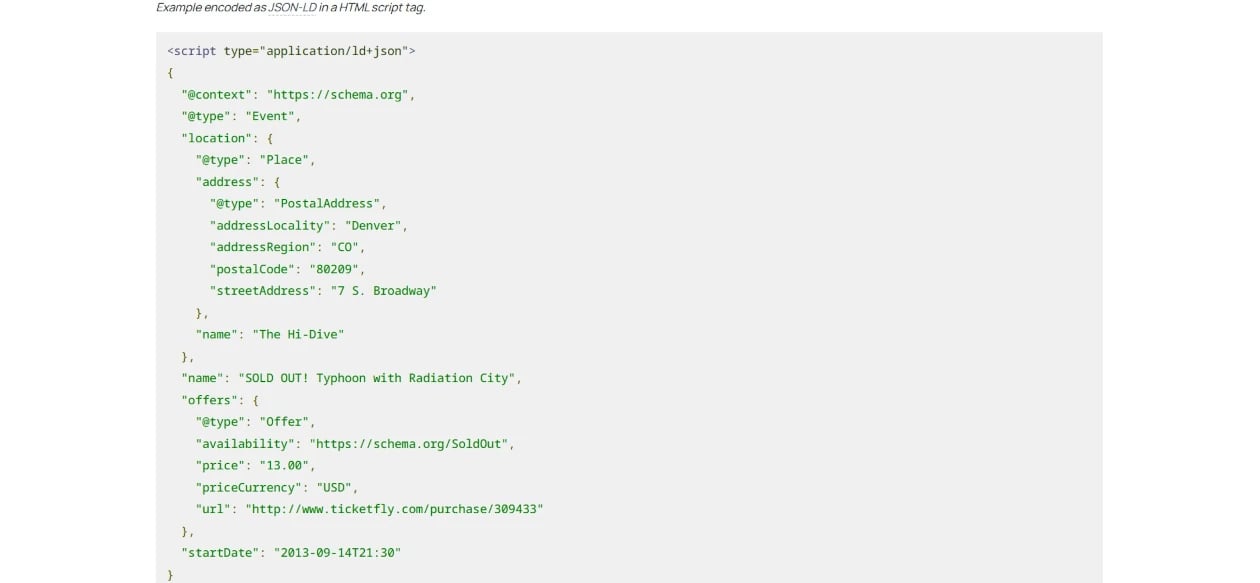 Event schema example image