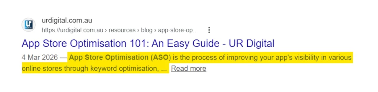 Image describing what a strong meta description should be like A meta description is a short topic summary seen under your title in search results. While what shows as the meta description depends on the search engine, some best practices you can follow are: • Make sure it’s not more than 160 characters. Aim for 150–160 characters. • Explain what the reader will learn. • Naturally include the keyword. • Use action-oriented language (e.g., Learn, understand)