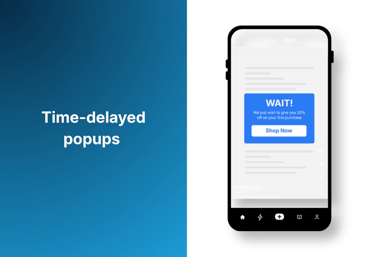 Time delayed popups Image