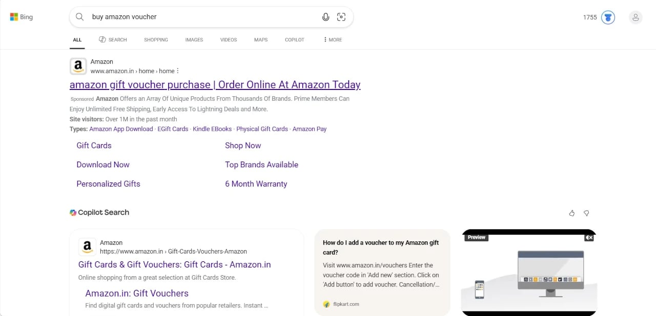 Example of Transactional Intent
