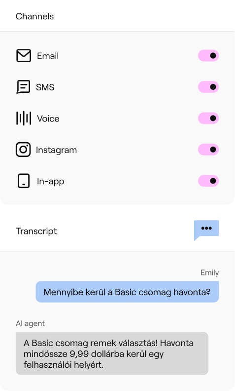 Deliver omnichannel, multilingual CX