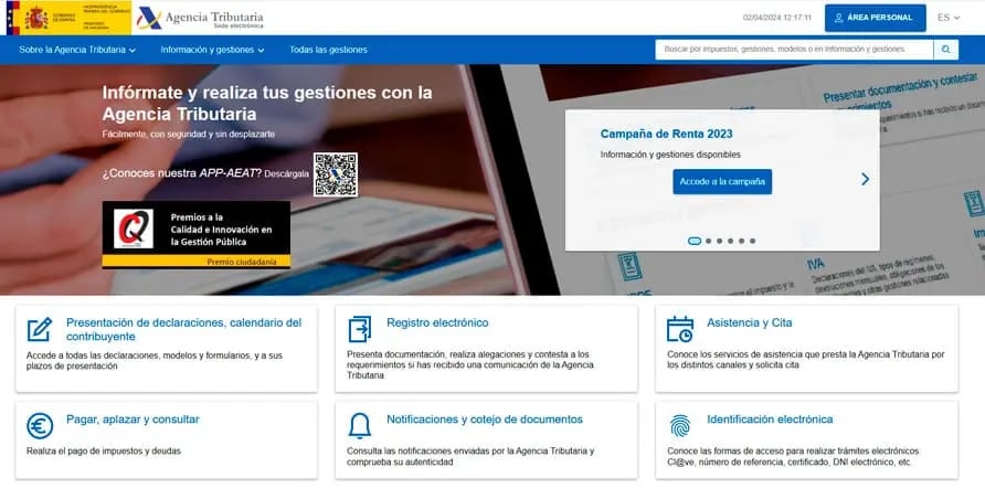 Declaración Renta 2023