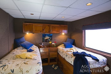Belize Aggressor IV liveaboard Deluxe Stateroom