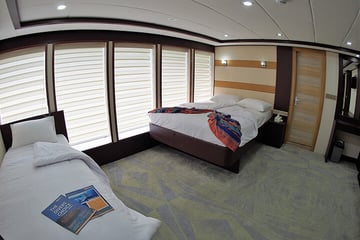 Emperor Serenity liveaboard Maldives upper deck suites