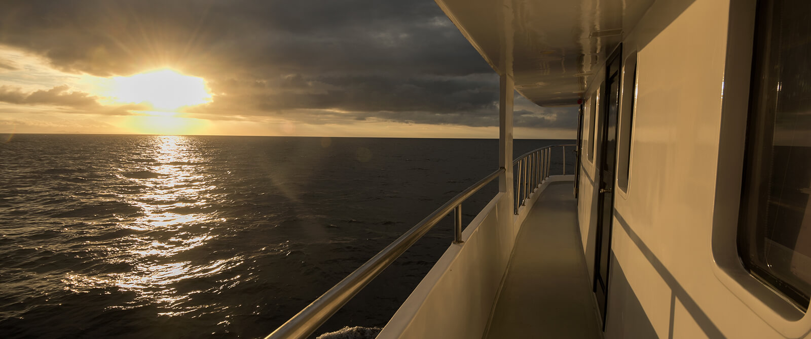 Galapagos Master Liveaboard sunset view