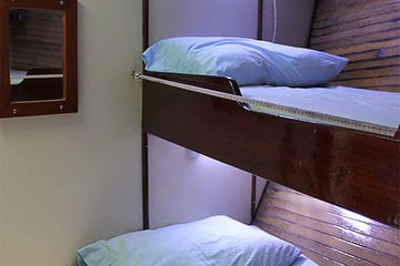 Blackbeard Morning Star liveaboard Bahamas Single Space Bunks