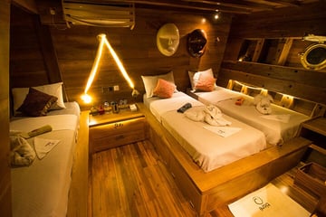 Tiare Cruise Liveaboard Indonesia triple cabin