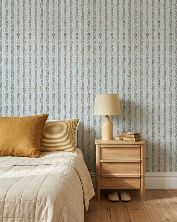 Azure Serenity Stripes