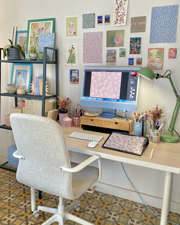 Elise Verfaille creating patterns - 6