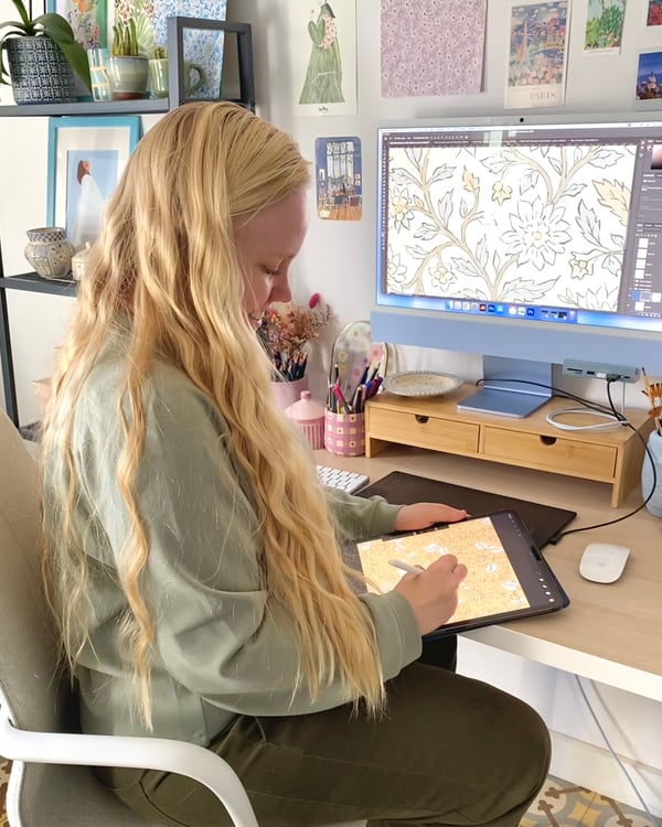 Elise Verfaille creating patterns - 5