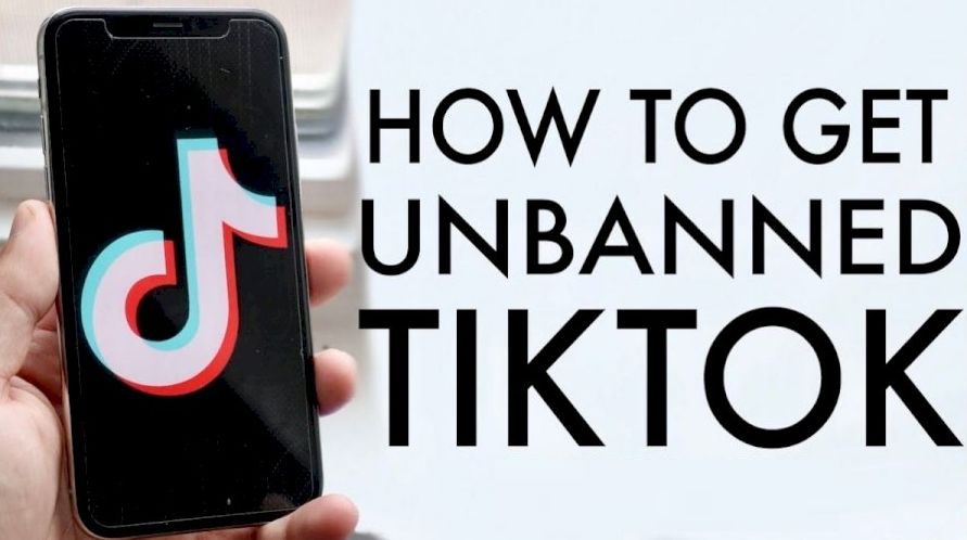 unban TikTok account