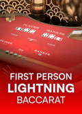 First Person Lightning Baccarat
