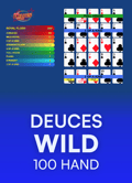 Deuces Wild 100 Hand