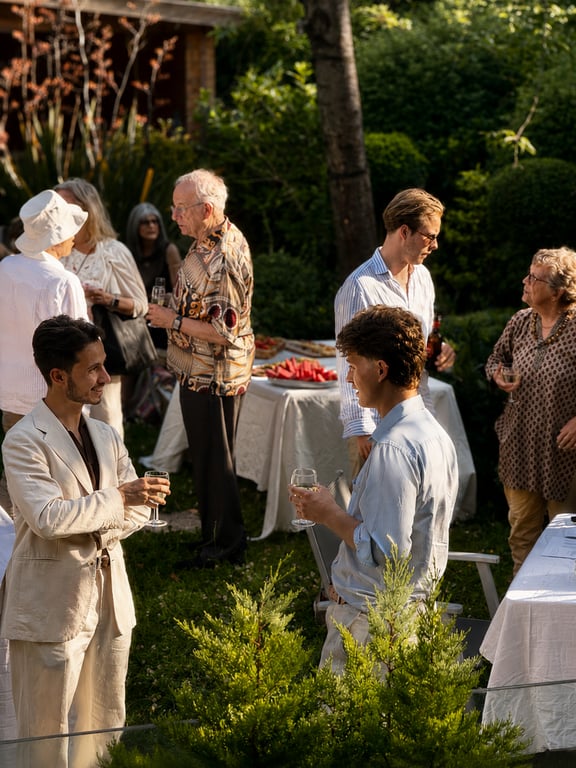 Guests arriving at a Notable event