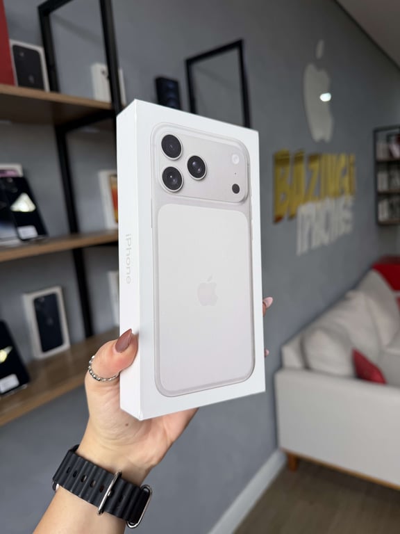 iPhone 17 Pro Max 256 GB Prateado — foto real do aparelho