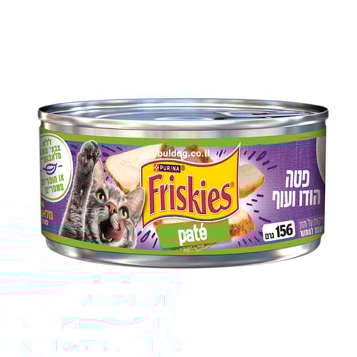 מעדן לחתולים פריסקיז פטה הודו ועוף