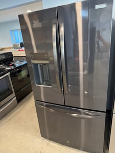 Black stainless french door refrigerator - $1,399.00 - FG-RF-0000121
