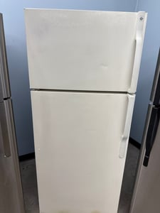 Almond color top mount refrigerator - $299.00 - GE-RF-0000184